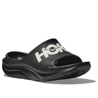 Ora Athletic Slides ‘Black White’