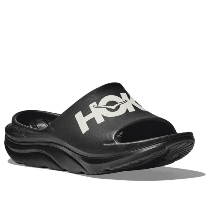 Ora Athletic Slides ‘Black White’
