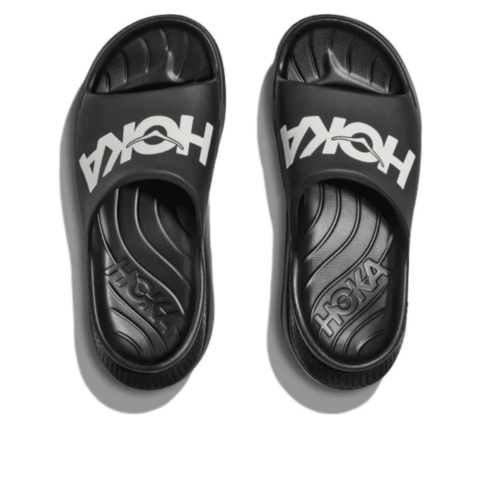 Ora Athletic Slides ‘Black White’