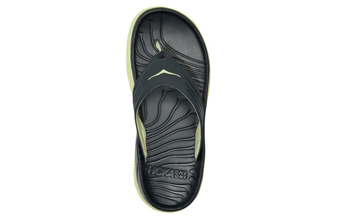 Ora Recovery Flip Slide ‘Blue Graphite Butterfly’