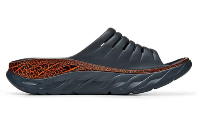 Ora Recovery Slide ‘Blue Graphite Persimmon Orange’